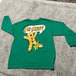 Gingerbread man long sleeve shirt Sz small